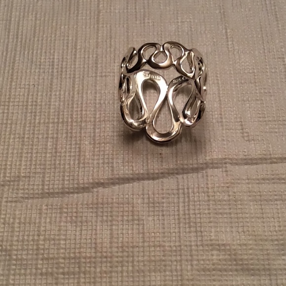 RLM Studio Sterling 925 Swirl Design Ring- 7 - Picture 5 of 8
